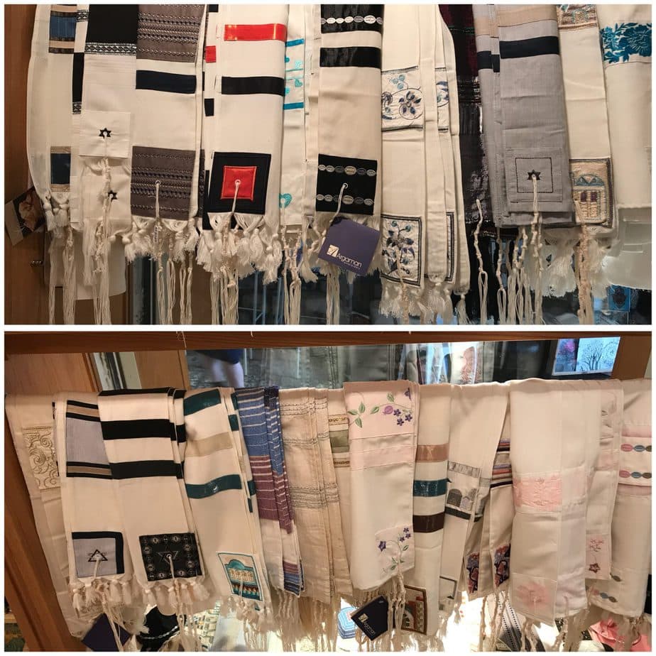 These tallit's I found in Northern Galilee makes me wish I had a lot of spending $$$$.