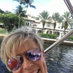 www.redneckrhapsody.com Trina enjoying an amazing boat ride on a yacht on the Intracostal Waterway after the TN Summer 2018 FL