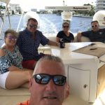 www.redneckrhapsody.com Phil, Fason's & Welch's on a boat ride on the Intracoastal Waterway after the TN Summer 2018 FL