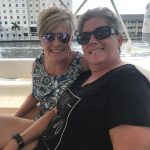 www.redneckrhapsody.com Trina and Donna on a boat ride after the TN Summer 2018 FL
