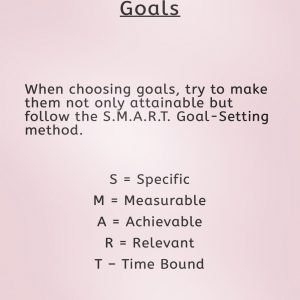 Setting goals using the S.M.A.R.T. method