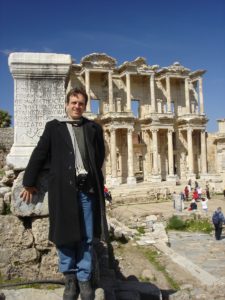 www.redneckrhapsody.com Kevin in front of the old library facade at Ephesus in Turkey, one of the most spectacular Roman age city ruins.One of my favorite books of the Bible were written to the Christian church in this place! It is on my list to make it here one day!~TW