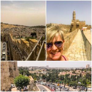 www.redneckrhapsody.com Ramparts above Jerusalem. Walking on top of the walls that surround the Old City.