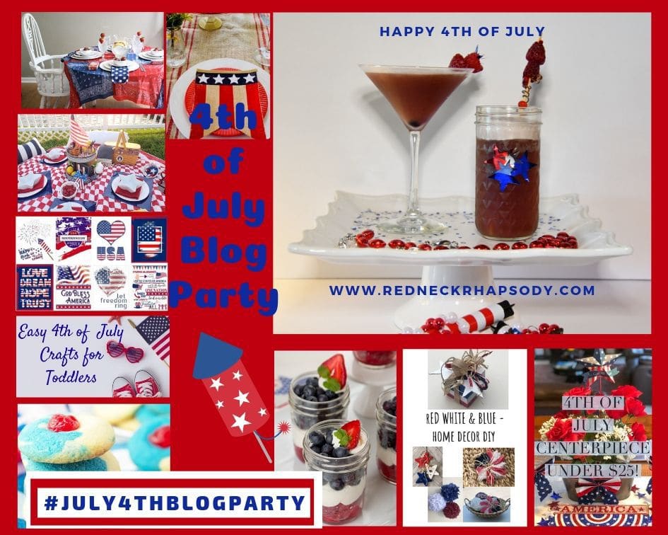 Collage of all the 4th blog party post