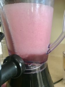Blender full of Frozen Lemonberry Libation