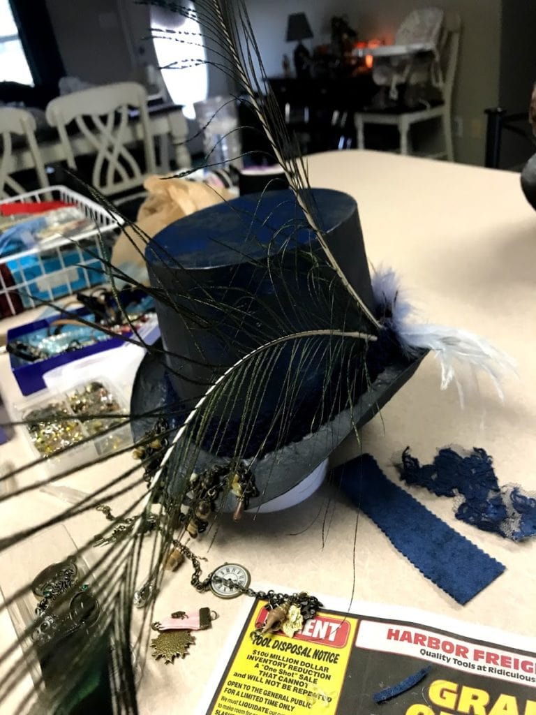 Making the hat Steampunk