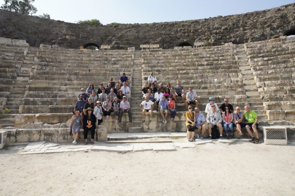 Theater in Bet Shean, Israel - RCM tour group