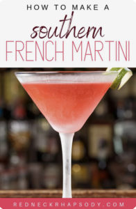 Southern French Martini pin
