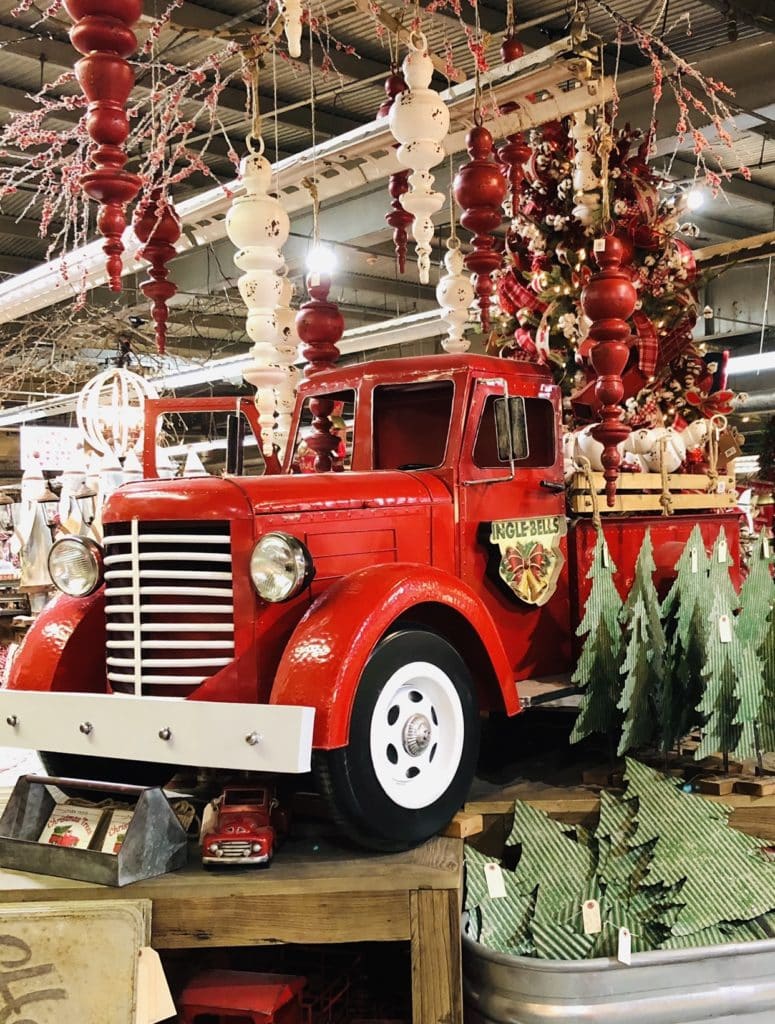 Guess What? It would make my Christmas with this old truck and display of trees and ornaments