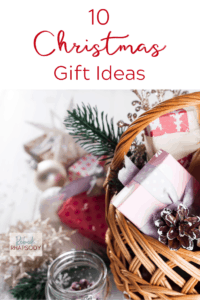 10 thoughtful Christmas gift Ideas in a basket