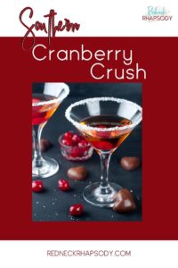 Southern Cranberry Crush with fresh cranberries