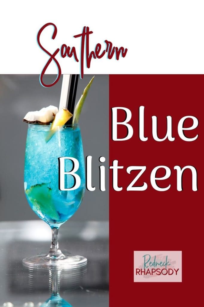 Southern Blue Blitzen cocktail