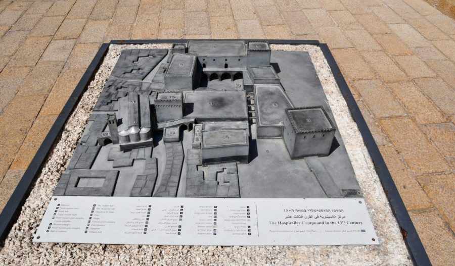 Small Scale of The Hospitaller Compound in the 13th Century.