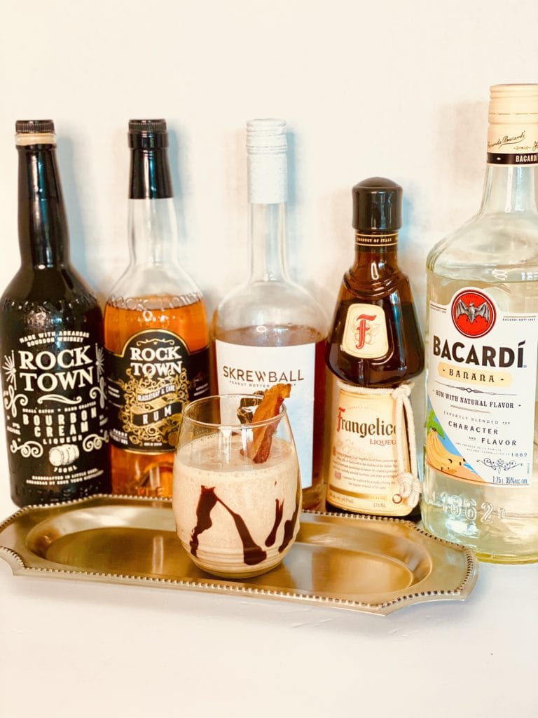 Several Rock Town alcohols featured in this recipe.