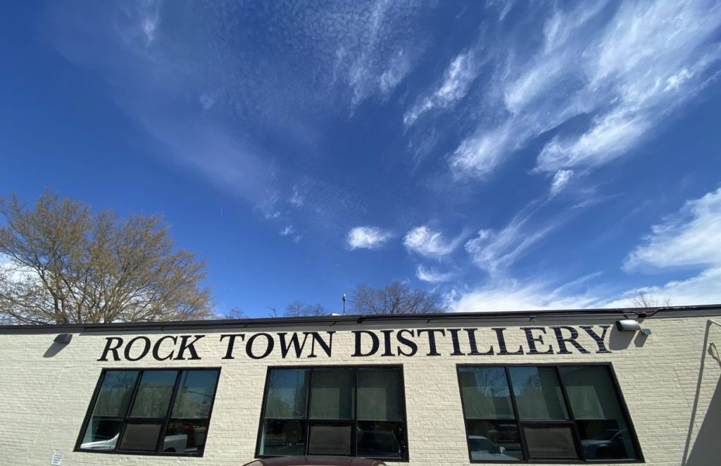 Outside shot of Rock Town Distillery in Little Rock, AR.