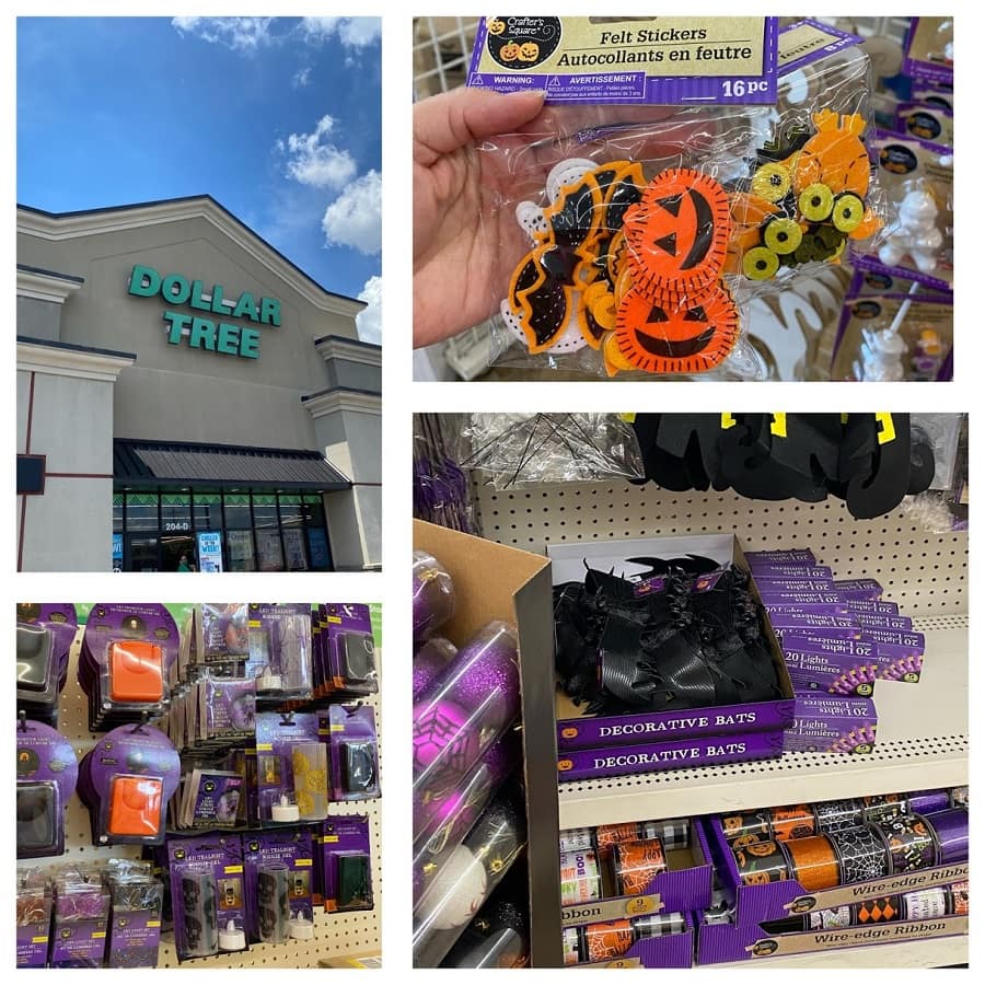 Shopping for Halloween DIY Social Safety over the door shoe bag decorations.