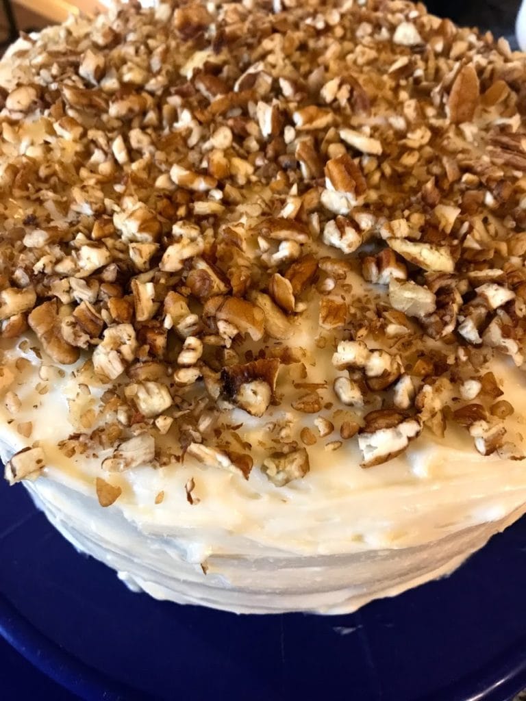 Best Carrot Cake Ever ready to serve.