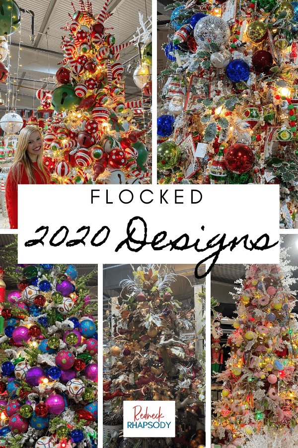 Decorating a flocked tree can be awesome: This is 5 different looks.