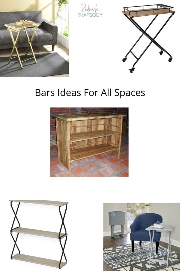 Five choices of bar areas at home.